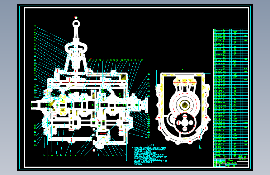 四驱越野车主传动装置结构设计8张图版本===364864