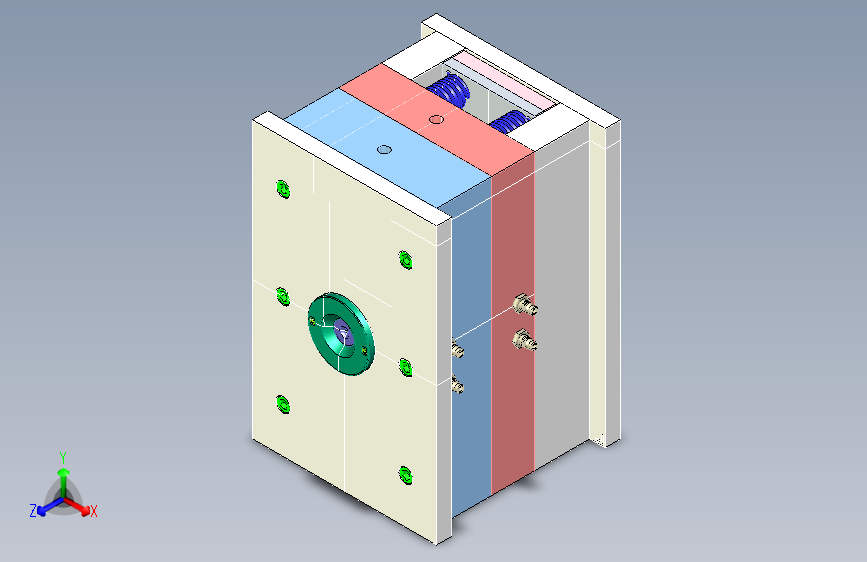 塑料把手注塑模具设计==1194268==三维通用格式