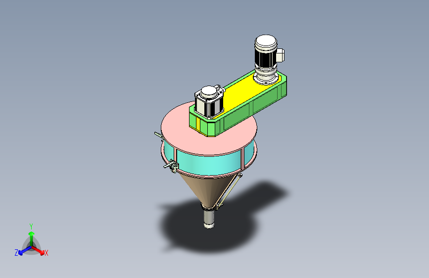 粉体物料螺旋混合送料机