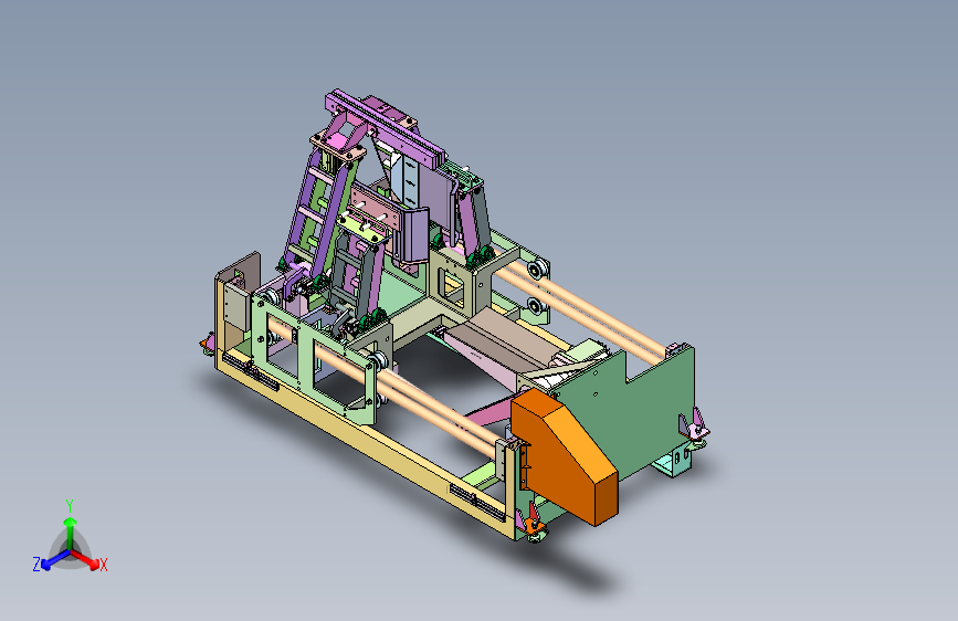 工业料箱自动翻转卸料机