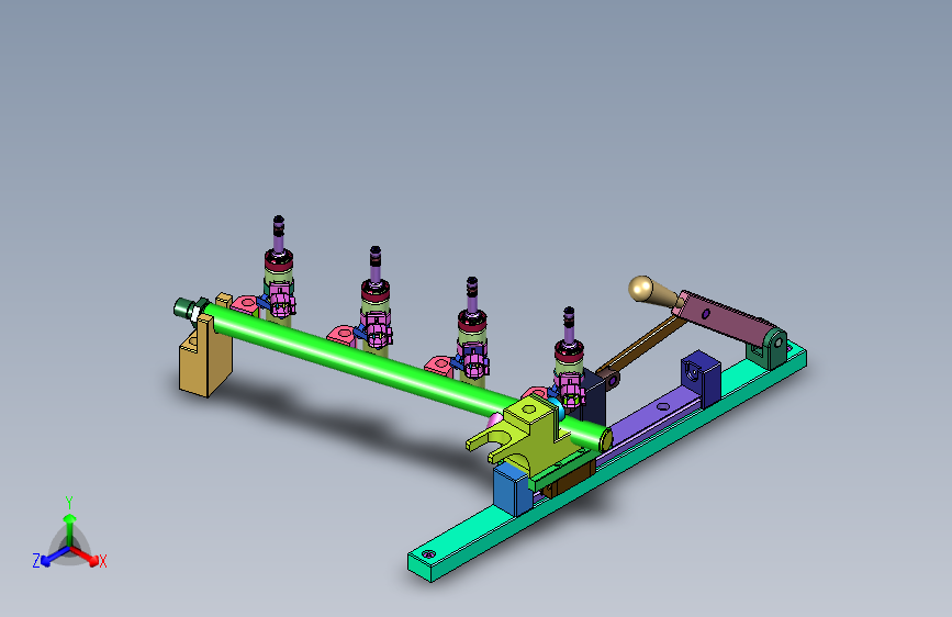 管材定位夹紧工装（型号：JJ-250）