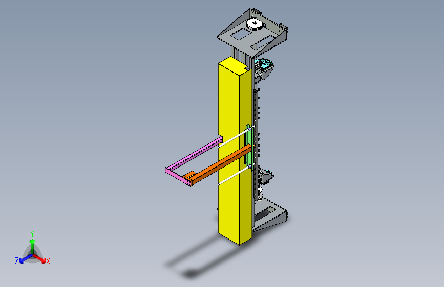 光伏组件边框自动上料滑台
