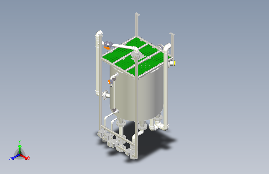 工业级不锈钢配料储罐（型号：CG-1000）
