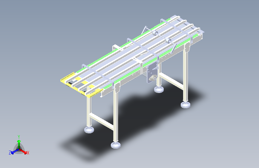 辊道式重物连续输送线
