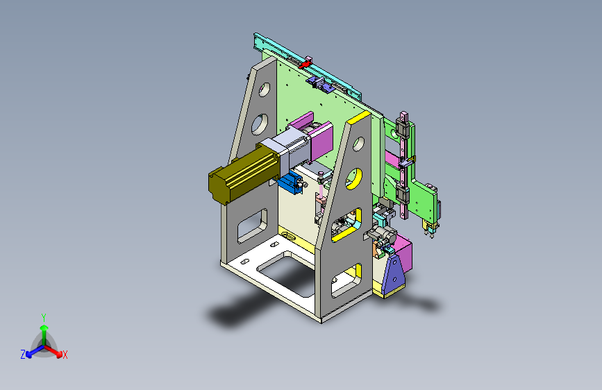 家电开关触点压装工装