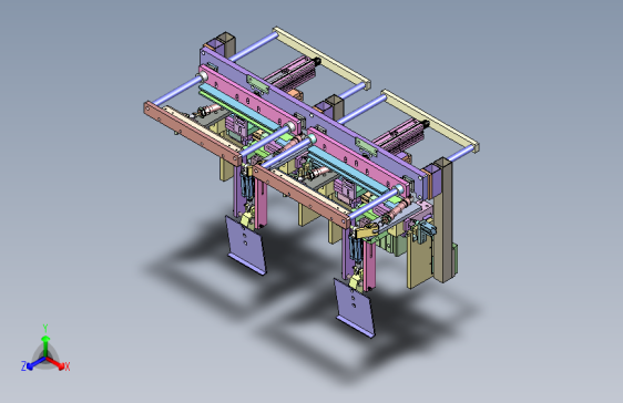 平板主板连接器双工位压装夹具