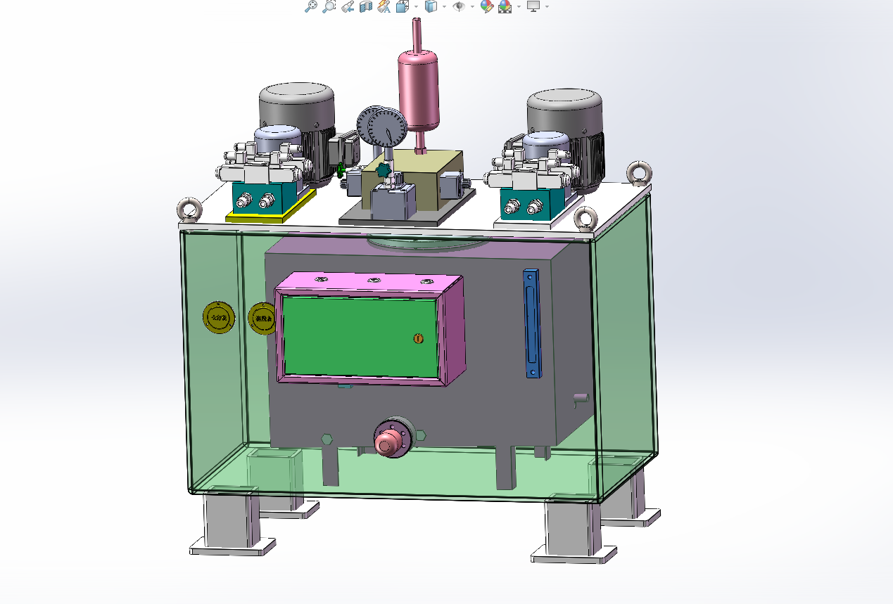 提升绞车液压站的设计SW三维通用格式+截图261306
