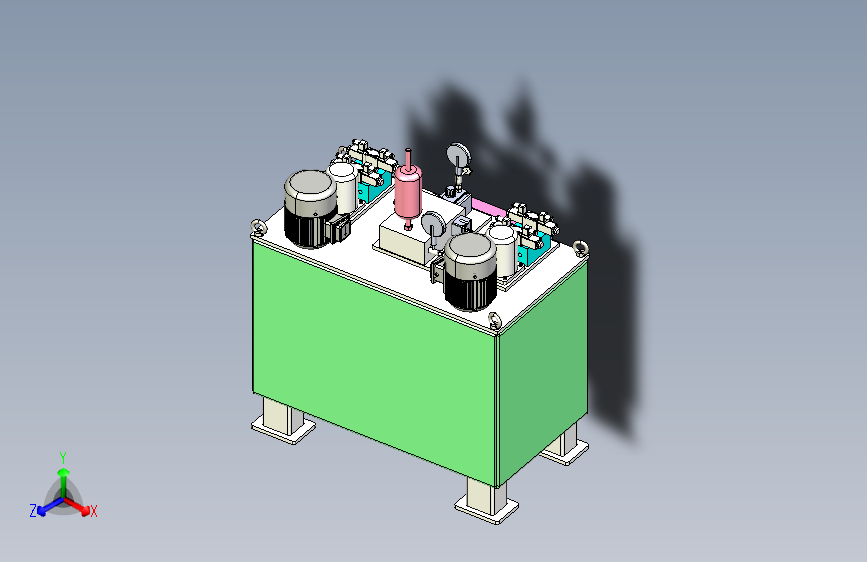 提升绞车液压站的设计SW三维通用格式+截图261306======