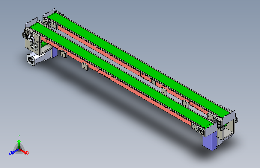 双轨同步轻型皮带输送机