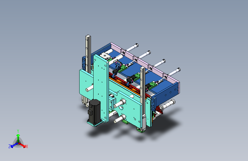 新能源汽车电池包盖板多点位锁附工装