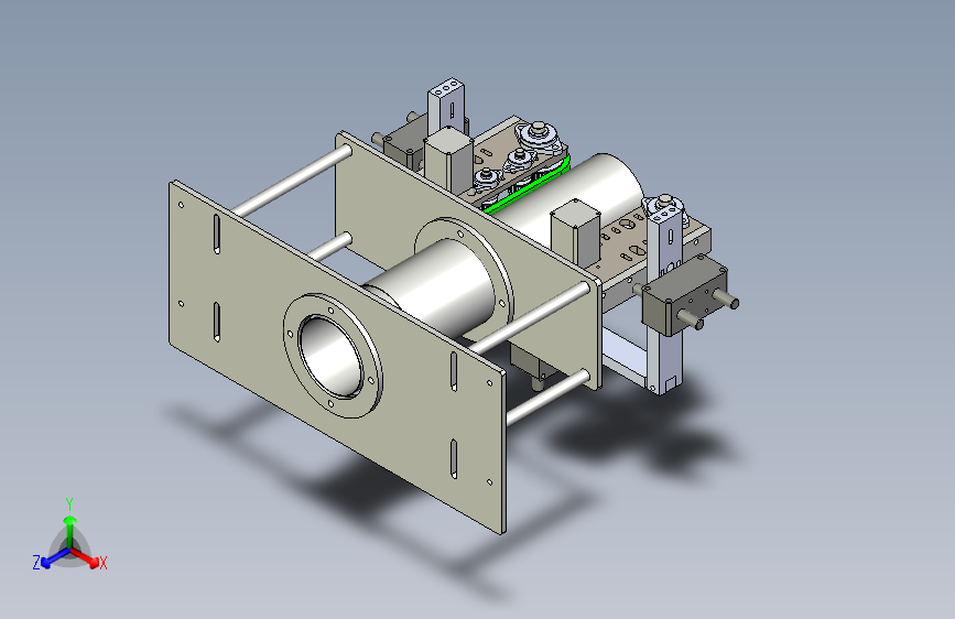 自动化产线垂直升降夹持模组