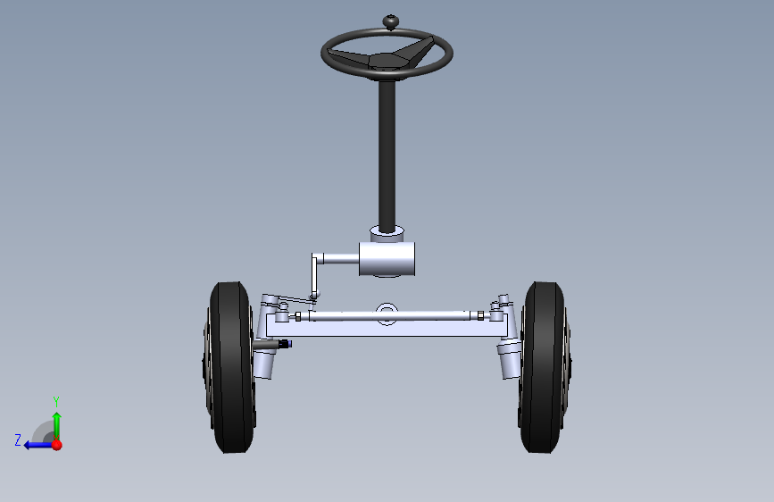 拖拉机转向系统三维SW模型1323782==200