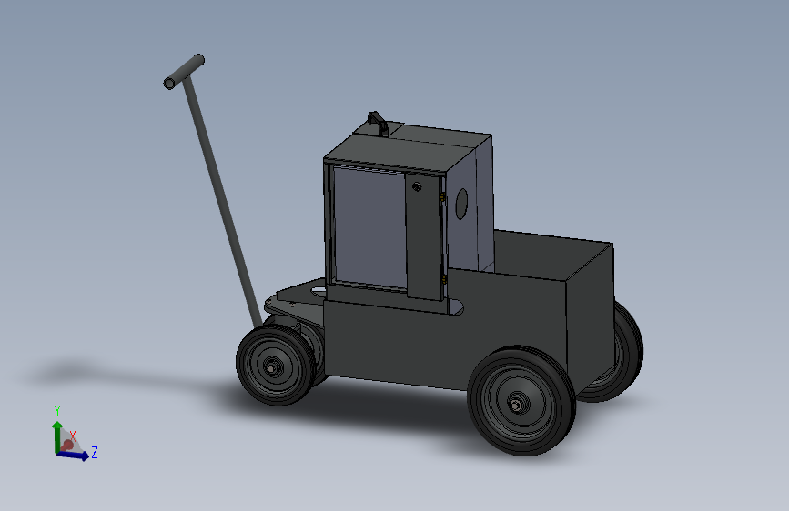 拖拉式结构的小推车设计模型137949==30