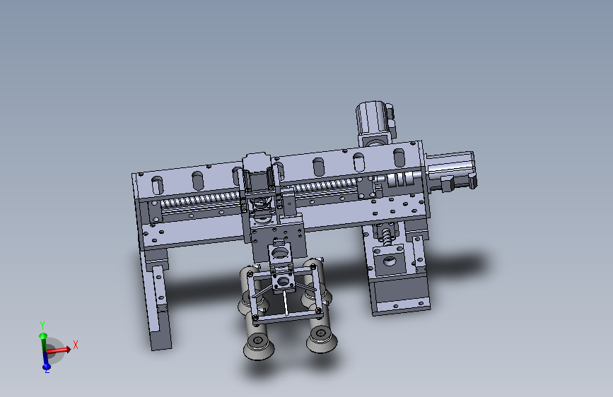 吸附式六向机械手设计含三维SW模型573124==300