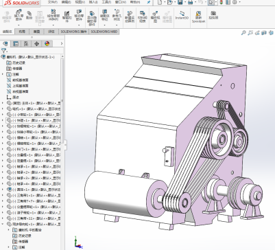 小型家用多功能磨粉机【三维UG、SolidWorks】209567==400ku无ppt