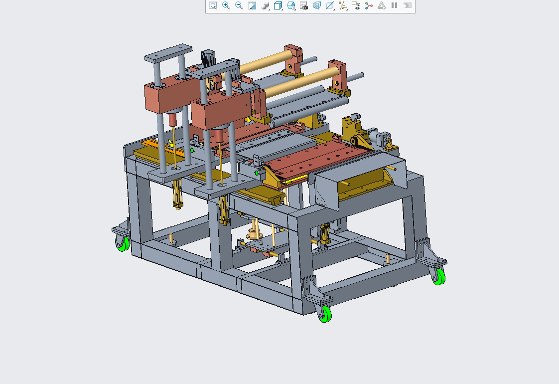 小型折弯机设计含三维通用格式758008==含截图