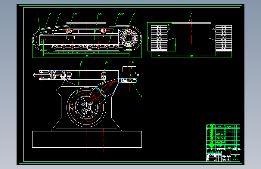 液压挖掘机底盘设计【含CAD图纸、说明书】