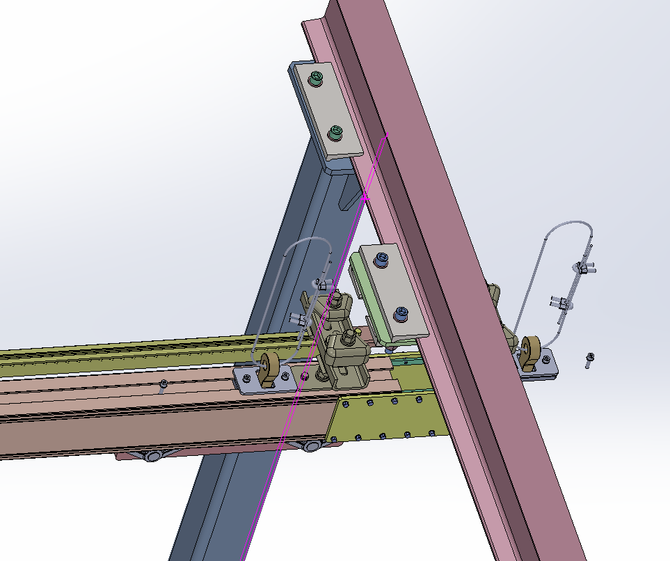 车间双移动滑索