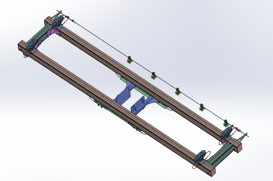 工字钢双梁导轨