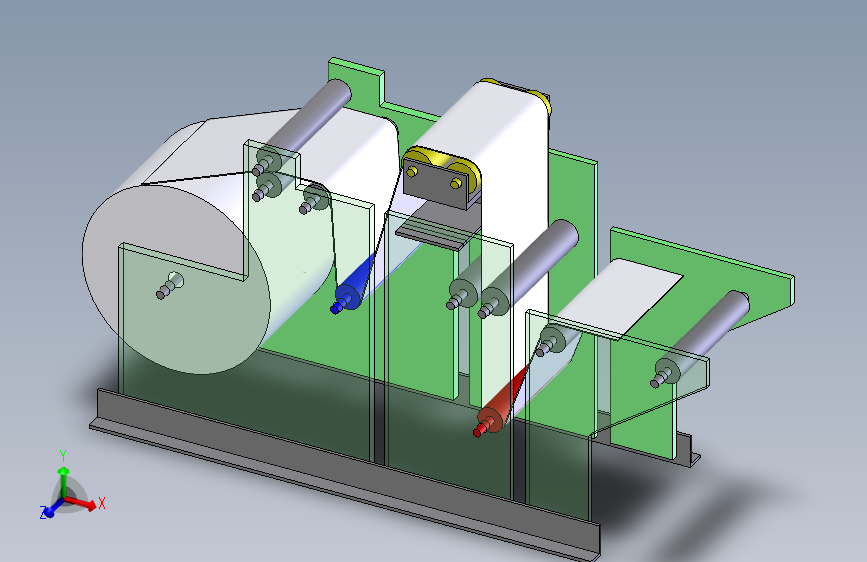 印刷开纸机三维图499413==25