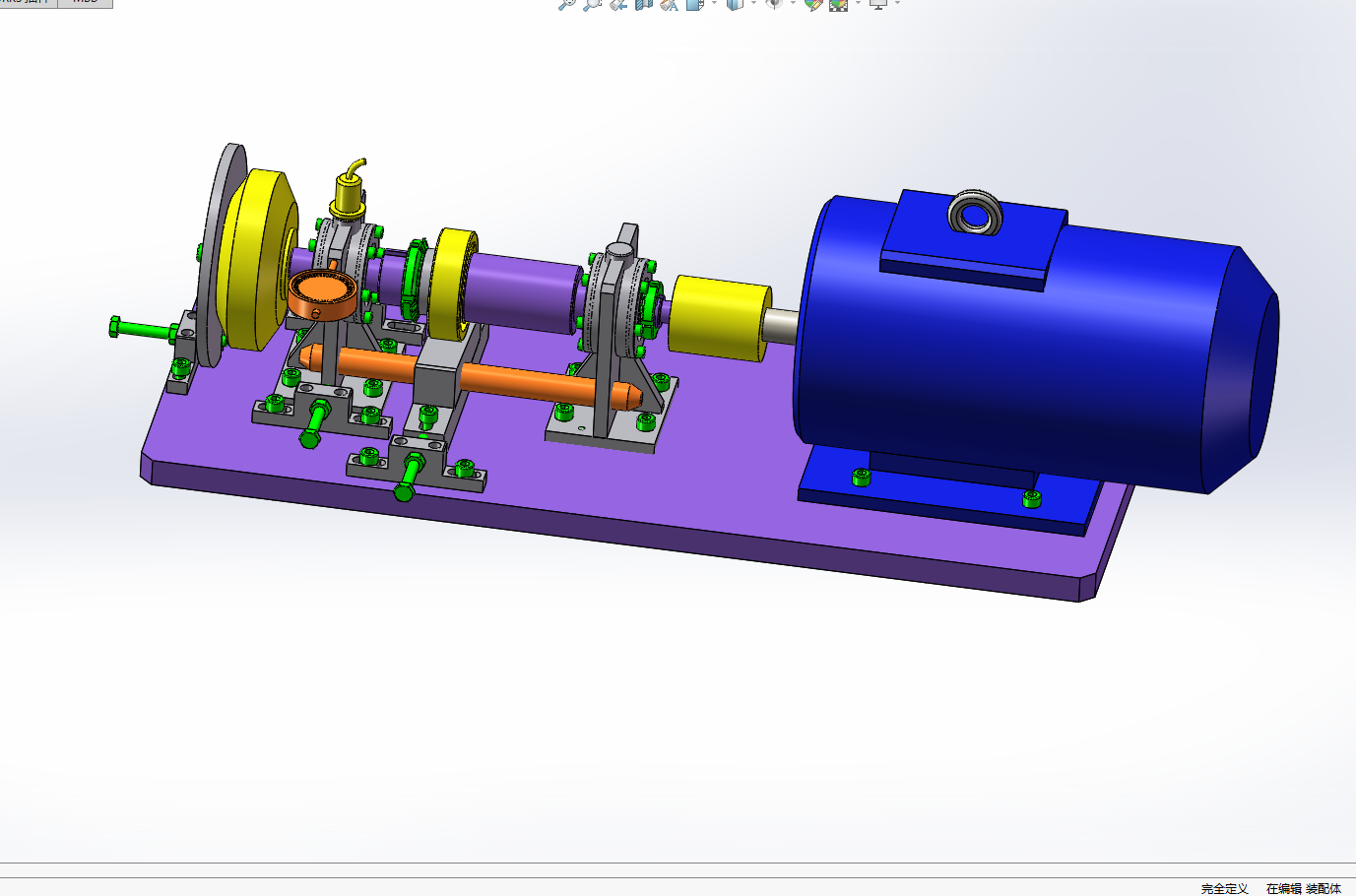 轴承检测试验平台1370834==通用格式三维+截图