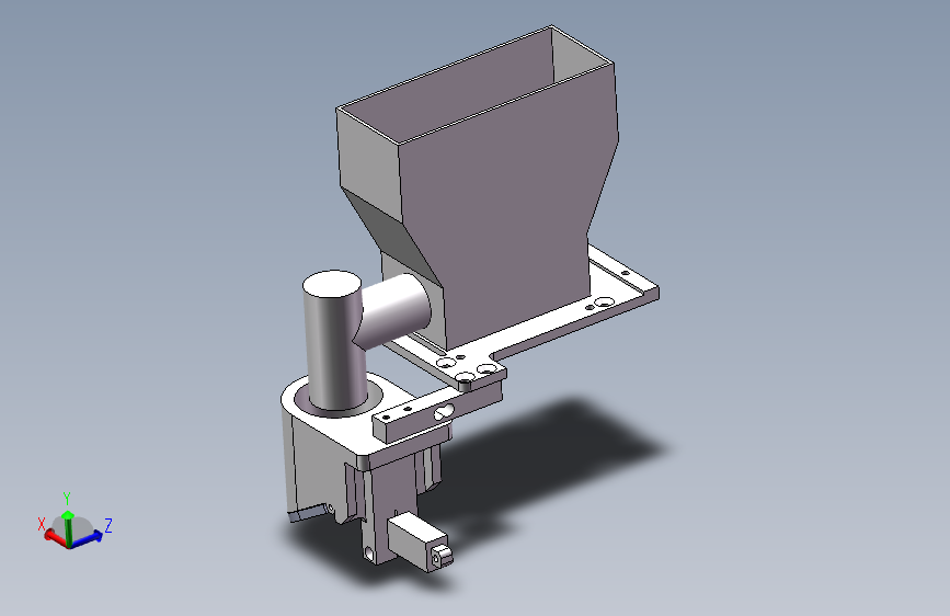 自动称重落料系统三维sw模型998987==25