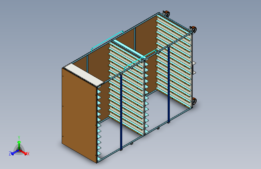 货架手推车 转移