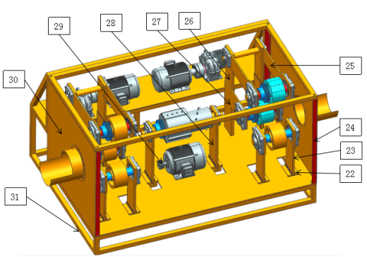 小型木材剥皮机设计-木材去皮机设计【三维SW模型+CAD图纸+说明书】