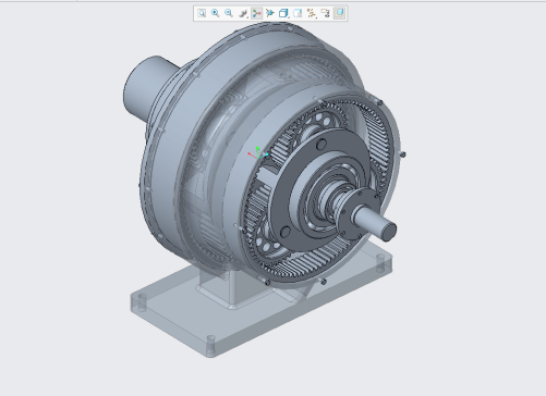 2Z-X型NGW 二级行星齿轮减速器设计 (CAD图纸＋说明+三维)