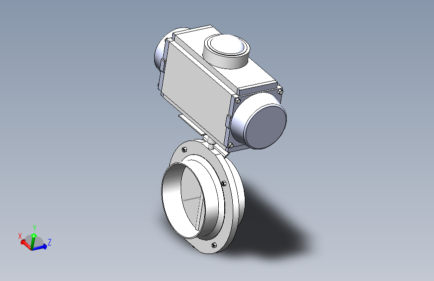 DDQX-11焊式气动蝶阀(卧式)[DDQX-11]