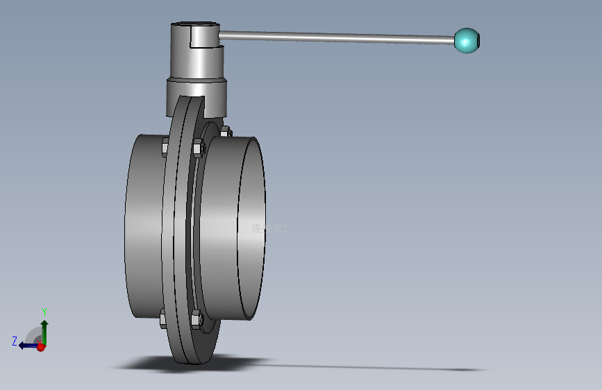 DDSX-01焊接式手动蝶阀[DDSX-01-DN125]