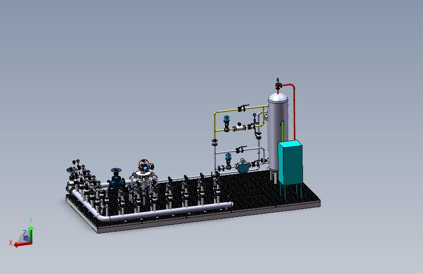 12井多路阀控制管路