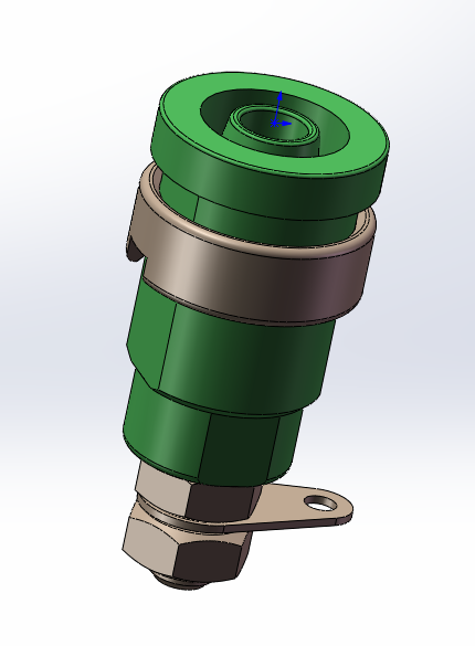 4mm香蕉头接线插座-M12