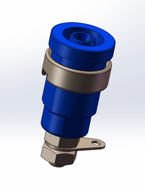 4mm香蕉头接线插座-M12
