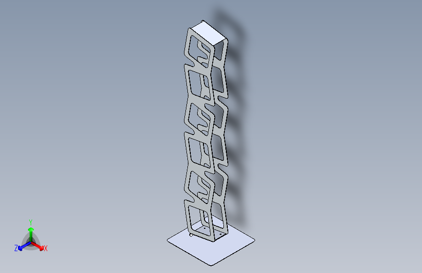 A0000073-金属板书架