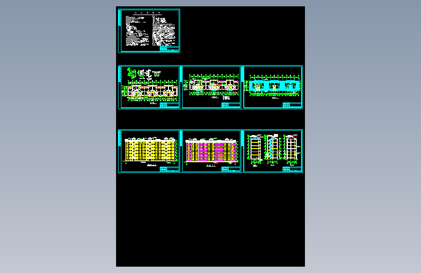 六层三单元一梯两户住宅(2416平方)--1524668-30