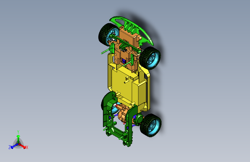 田宫tamiya玩具车结构设计