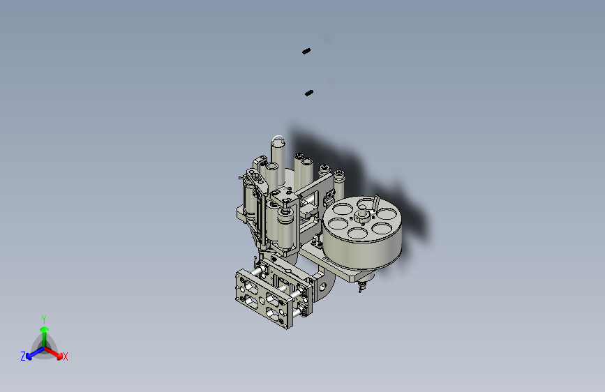贴膜卷料供膜机构