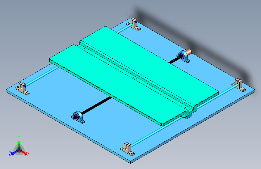 通用三轴CNC机架件