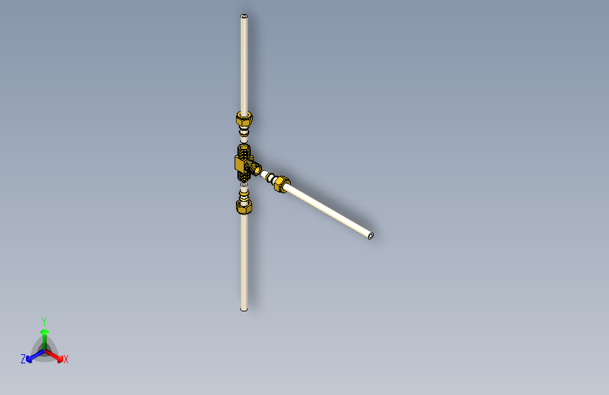 9.52卡套三通管接头