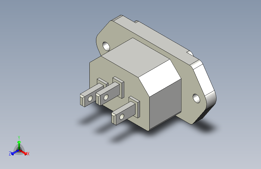 AC插座 AC三插插座