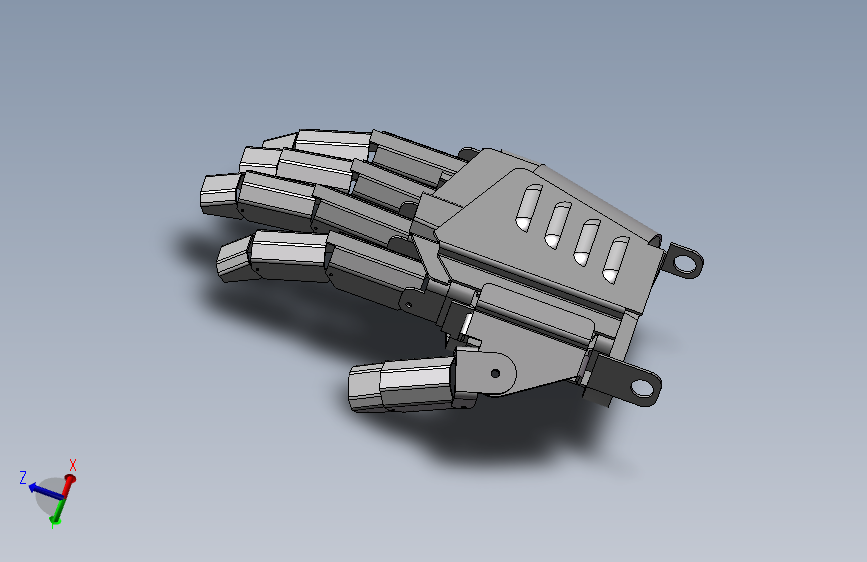 金属薄板手套设计模型（机械手套）--61346-20