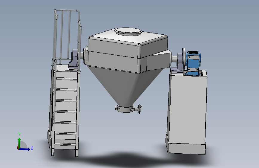 HF-1200双立柱方锥混合机