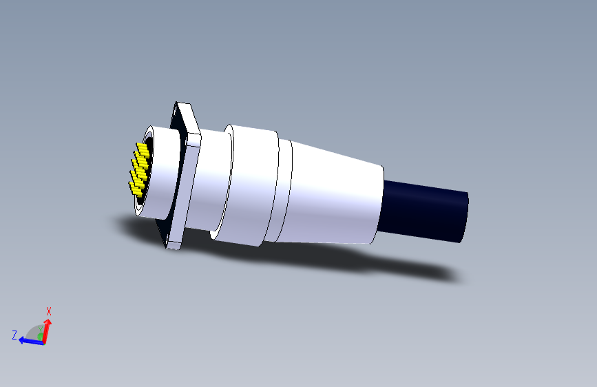 WS28J24QZ（24针公母头一套额定电流5A）