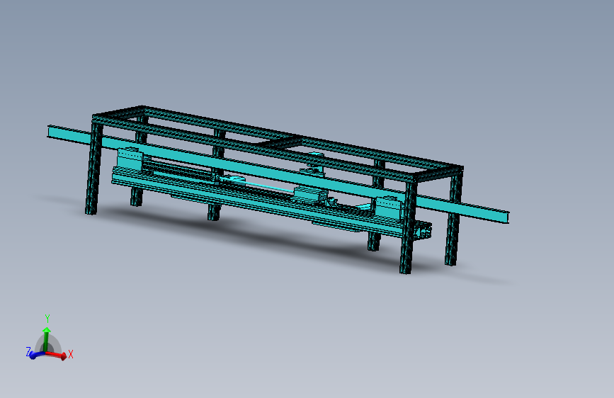 一种H型钢结构的平移输送装置