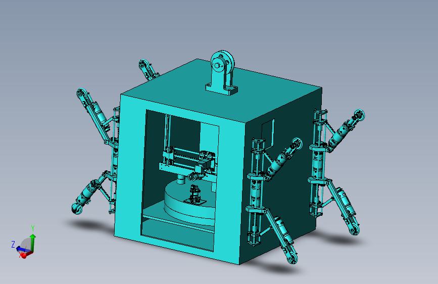 一种电梯导轨支架预装设备