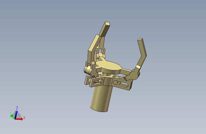 楔块杠杆式回转型（內撑式）机械爪