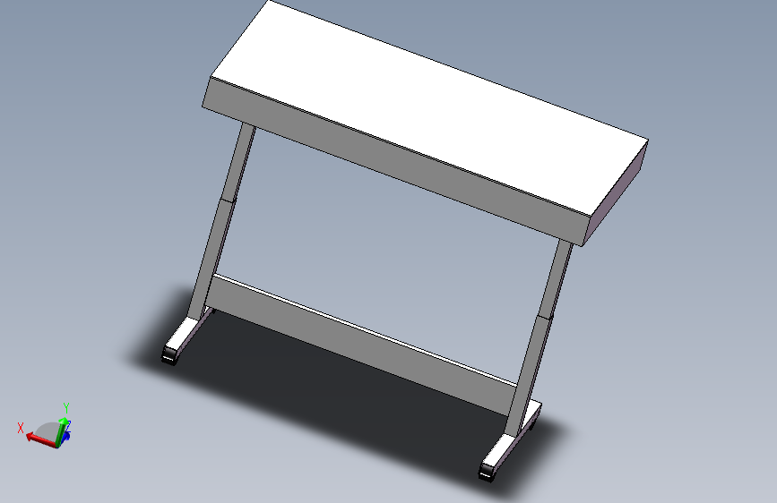 带自动翻转的学习桌