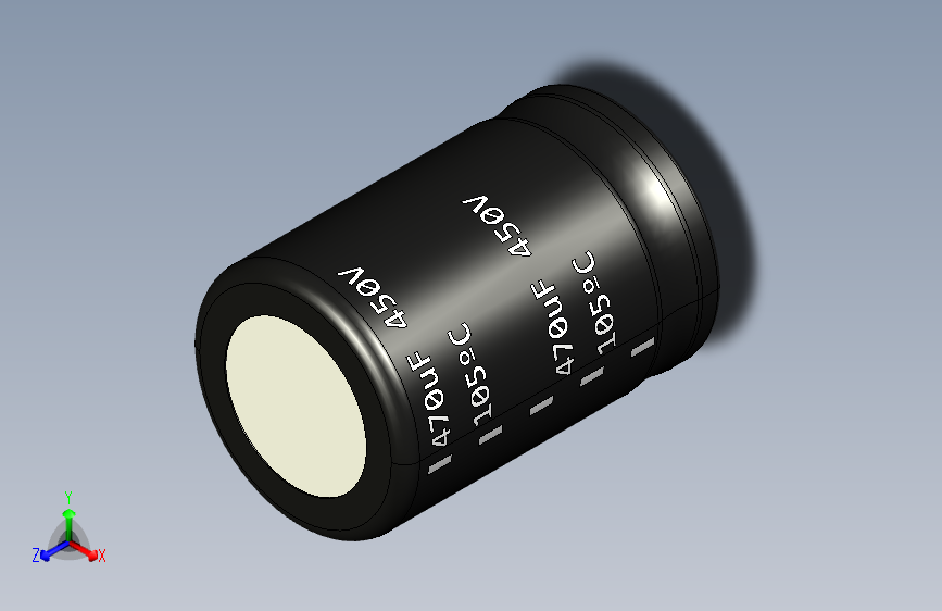 A0000120-径向电解电容 470微法 450伏 Ø35.0