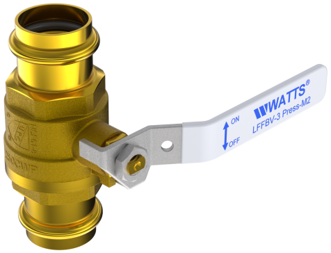 WATTS 1 英寸 LFFBV-3 Press-M2 球阀